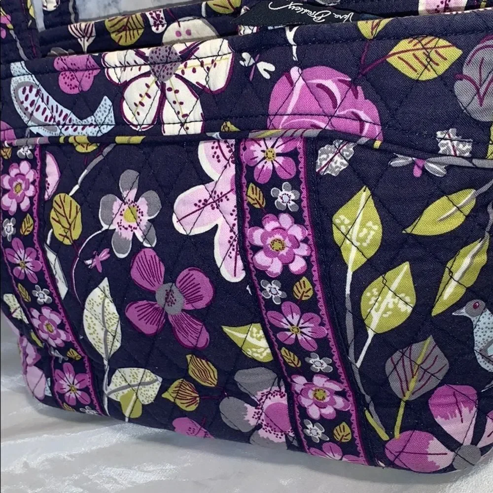 Vera Bradley Purple Floral Satchel